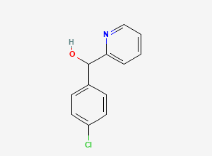 Two-dimensional chemical structure of Carbinoxamine Related Compound B, CAS 27652-89-7