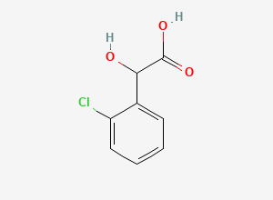 Two-dimensional chemical structure of 2-Chloromandelic acid