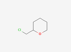 Two-dimensional chemical structure of 2-(Chloromethyl)tetrahydro-2H-pyran