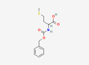 Two-dimensional chemical structure of N-benzyloxycarbonyl-DL-methionine