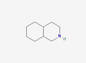 Two-dimensional chemical structure of Decahydroisoquinoline