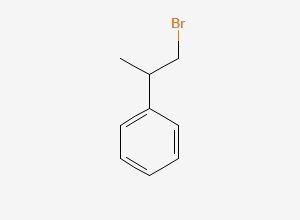 Two-dimensional chemical structure of 1-Bromo-2-phenylpropane