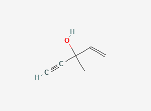 Two-dimensional chemical structure of 3-Methylpent-1-en-4-yn-3-ol