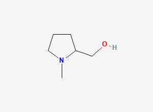 Two-dimensional chemical structure of 1-Methyl-2-pyrrolidinemethanol