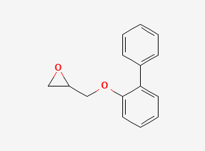 Two-dimensional chemical structure of 2-(((1,1'-Biphenyl)-2-yloxy)methyl)oxirane