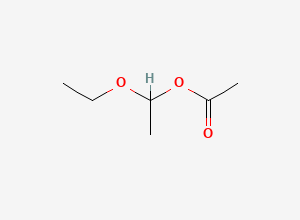 Two-dimensional chemical structure of 1-Ethoxyethyl acetate