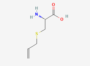 Two-dimensional chemical structure of (+)-S-Allylcysteine