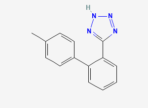 Two-dimensional chemical structure of Losartan EP Impurity E, CAS 120568-11-8