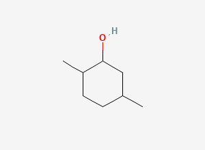 Two-dimensional chemical structure of 2,5-Dimethylcyclohexan-1-ol