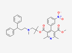 Two-dimensional chemical structure of Lercanidipine Inhouse Impurity D, CAS 887769-34-8