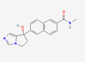 Two-dimensional chemical structure of Orteronel