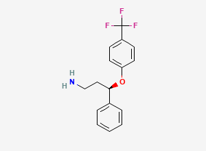 Two-dimensional chemical structure of (R)-Norfluoxetine