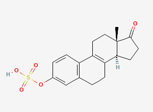 Two-dimensional chemical structure of 8.9-Dehydroestrone sulfate