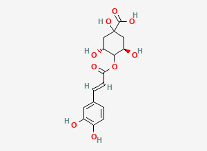 Two-dimensional chemical structure of Cryptochlorogenic acid