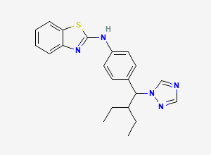 Two-dimensional chemical structure of Talarozole