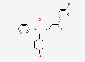 Two-dimensional chemical structure of Ezetimibe Ketone Impurity, CAS 191330-56-0