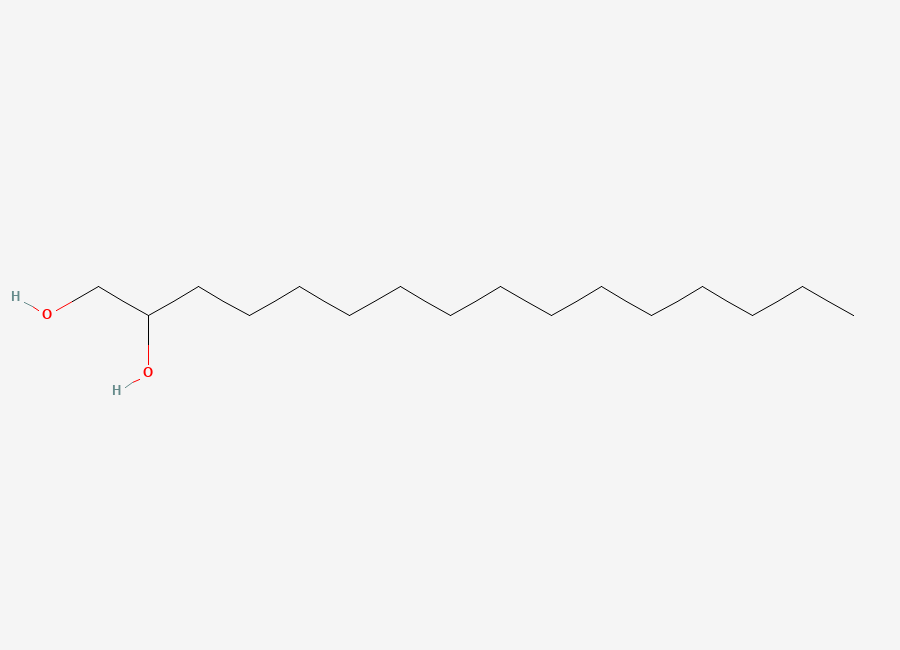 Two-dimensional chemical structure of 1,2-Hexadecanediol