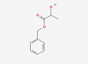 Two-dimensional chemical structure of Benzyl lactate