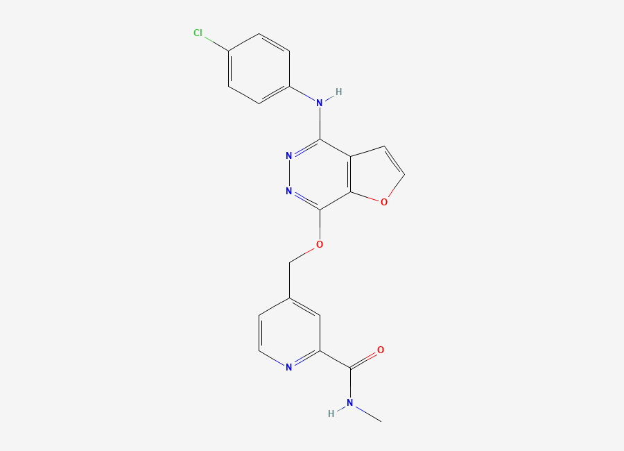 Two-dimensional chemical structure of Telatinib