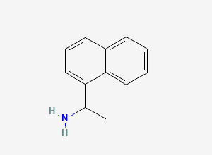 Two-dimensional chemical structure of 1-(1-Naphthyl)ethylamine, CAS 42882-31-5
