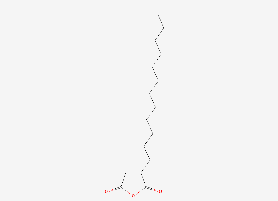 Two-dimensional chemical structure of Dodecylsuccinic anhydride