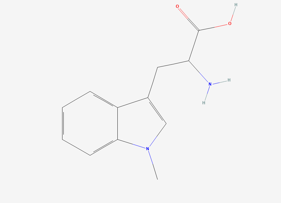 Two-dimensional chemical structure of 1-Methyltryptophan