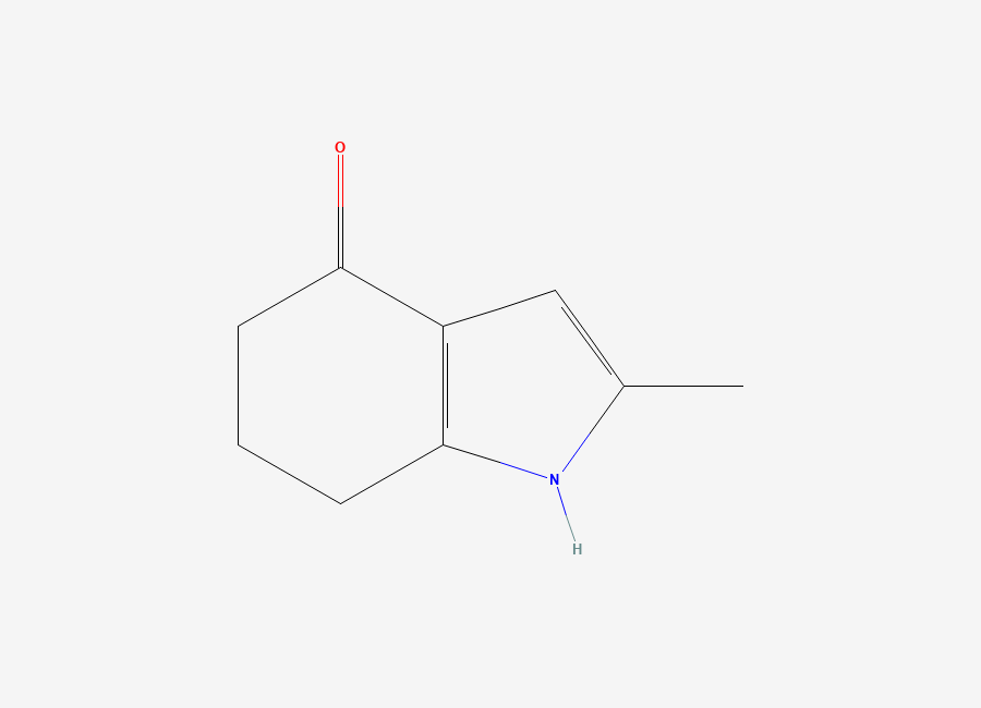 Two-dimensional chemical structure of 2-methyl-4,5,6,7-tetrahydro-1H-indol-4-one