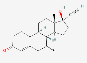 Two-dimensional chemical structure of Tibolone EP impurity C
