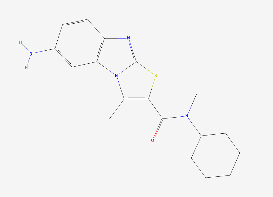 Two-dimensional chemical structure of YM298198