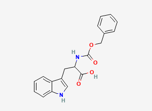 Two-dimensional chemical structure of N-(Benzyloxycarbonyl)-DL-tryptophan