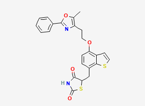 Two-dimensional chemical structure of Edaglitazone