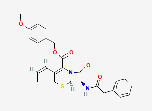 Two-dimensional chemical structure of Cefprozil Impurity 57