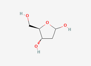 Two-dimensional chemical structure of Deoxyribose