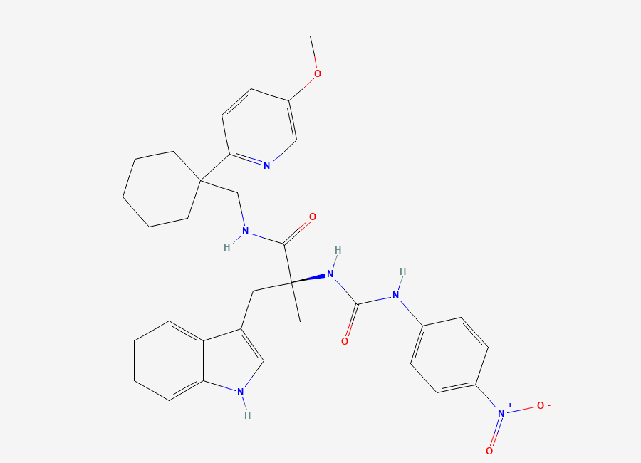 Two-dimensional chemical structure of PD 176252