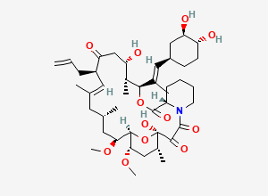 Two-dimensional chemical structure of Tacrolimus 31-DMT, CAS 127984-76-3