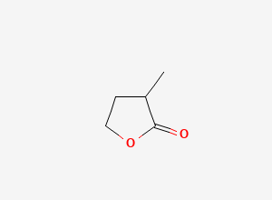 Two-dimensional chemical structure of alpha-Methylbutyrolactone