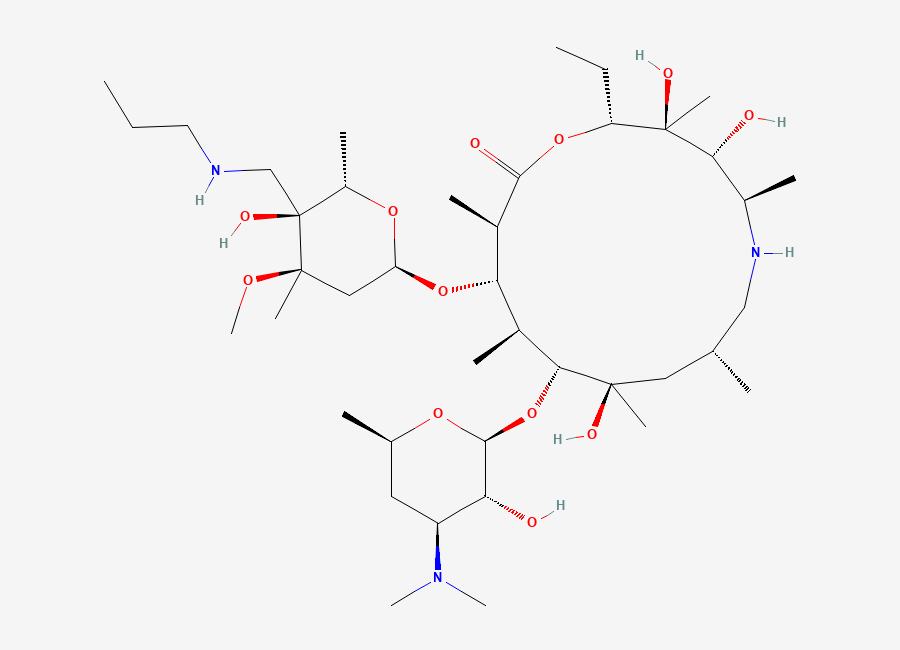 Two-dimensional chemical structure of Tulathromycin