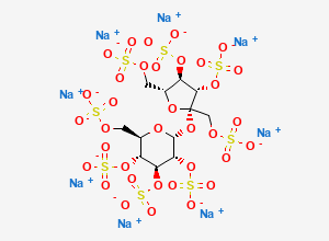 Two-dimensional chemical structure of Sucrosofate sodium