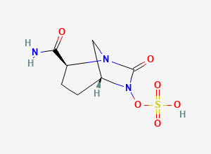Two-dimensional chemical structure of Avibactam, CAS 1192500-31-4