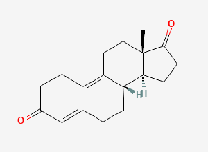 Two-dimensional chemical structure of Dienogest EP Impurity B, CAS 5173-46-6
