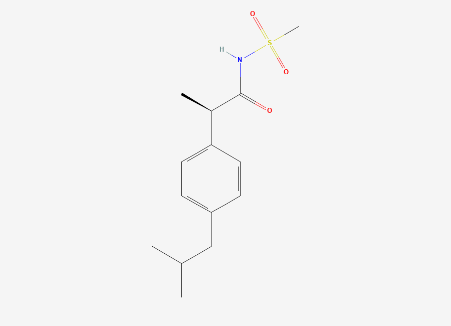 Two-dimensional chemical structure of Reparixin