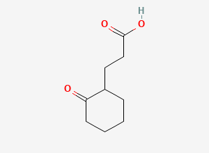 Two-dimensional chemical structure of 2-Oxocyclohexanepropanoic acid