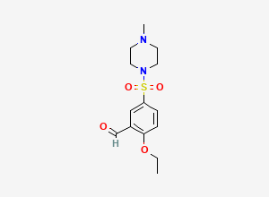 Two-dimensional chemical structure of Sildenafil Aldehyde, CAS 332374-42-2