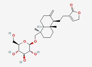 Two-dimensional chemical structure of Neoandrographolide