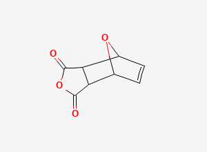 Two-dimensional chemical structure of 3a,4,7,7a-Tetrahydro-4,7-epoxyisobenzofuran-1,3-dione