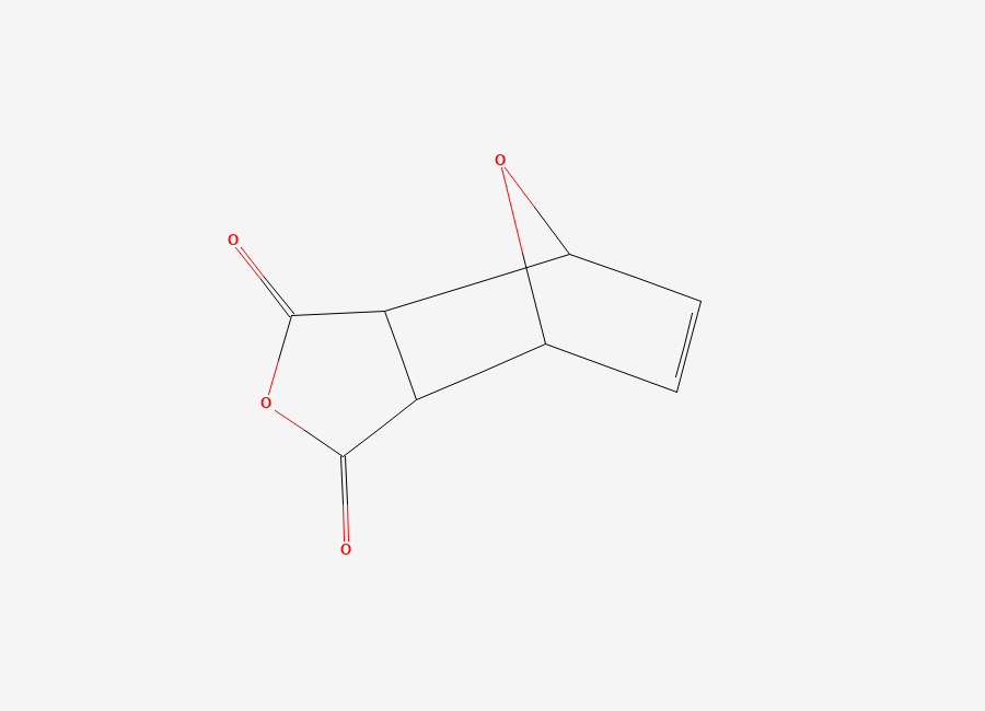 Two-dimensional chemical structure of 3a,4,7,7a-Tetrahydro-4,7-epoxyisobenzofuran-1,3-dione