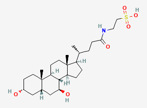 Two-dimensional chemical structure of Tauroursodeoxycholic acid
