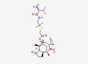 Two-dimensional chemical structure of Valnemulin