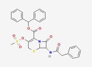 Two-dimensional chemical structure of Ceftaroline Impurity 14