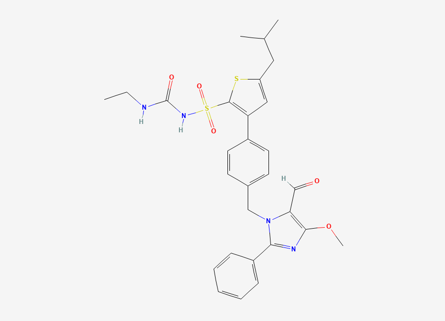 Two-dimensional chemical structure of Ave-0991